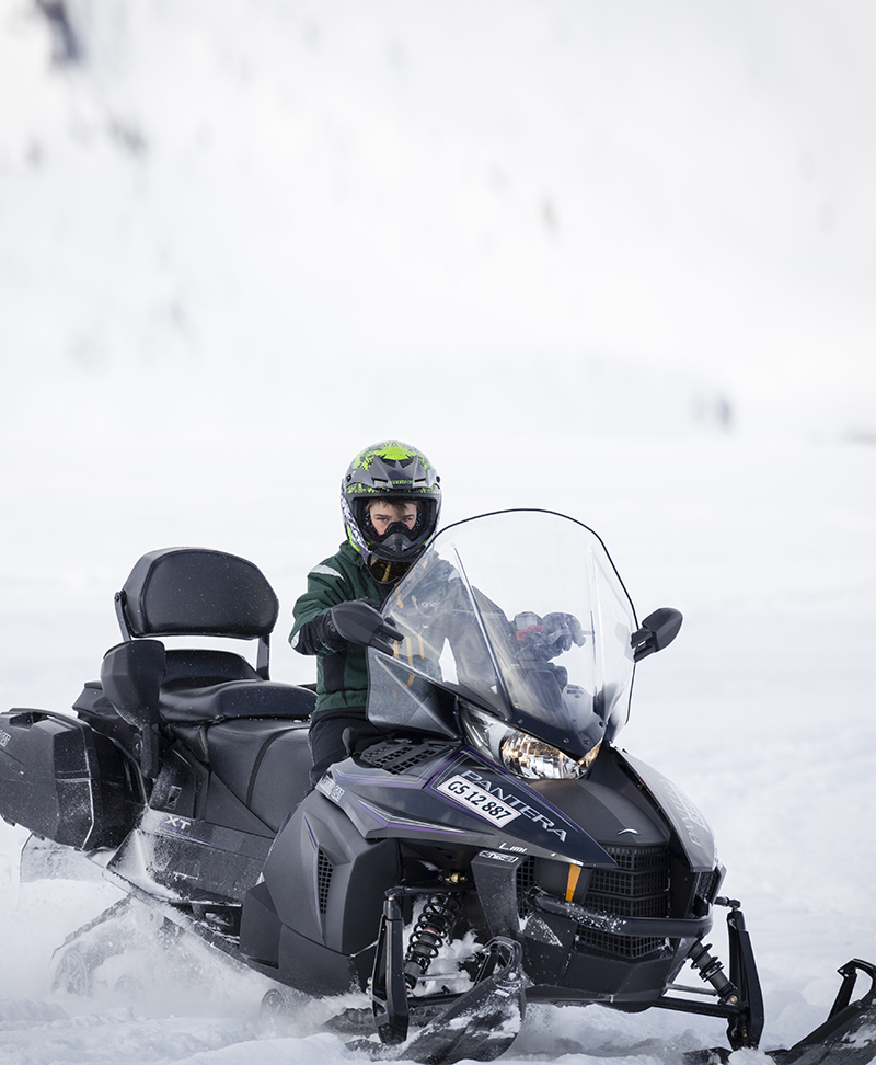 kör snöskoter